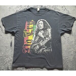 Vintage Bob Marley No Woman No Cry T-Shirt. 90's Black Sz. XL